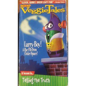 VeggieTales - Larryboy And The Fib from Outer Space! (VHS, 1998) Big Idea's